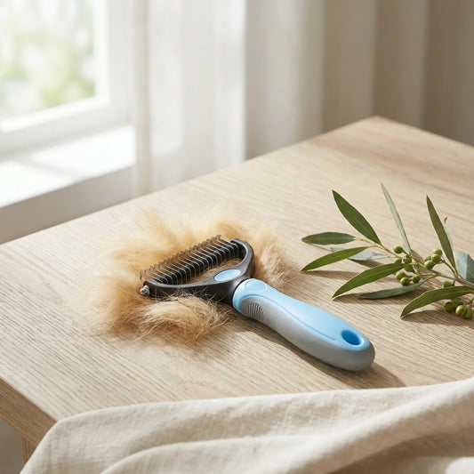 TangleFree™ — Dematting & Deshedding Comb for Dogs & Cats.