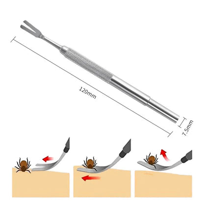 Tick Remover Tool Tweezers Professional Tick Removal Tweezers for Humans & Pets Flea and Tick Removal Tick Remover Tools
