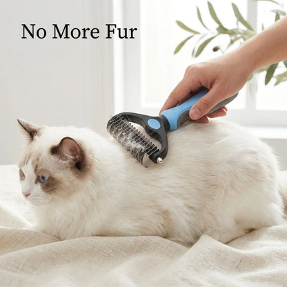 TangleFree™ — Dematting & Deshedding Comb for Dogs & Cats.