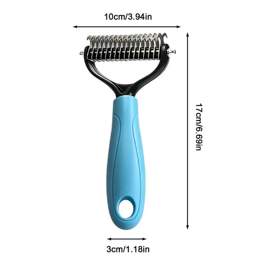 Professional Pet Deshedding Brush Dog Hair Remover Pet Hair Knot Cutter Puppy Cat Comb Brushes Dogs Grooming Shedding Supplies