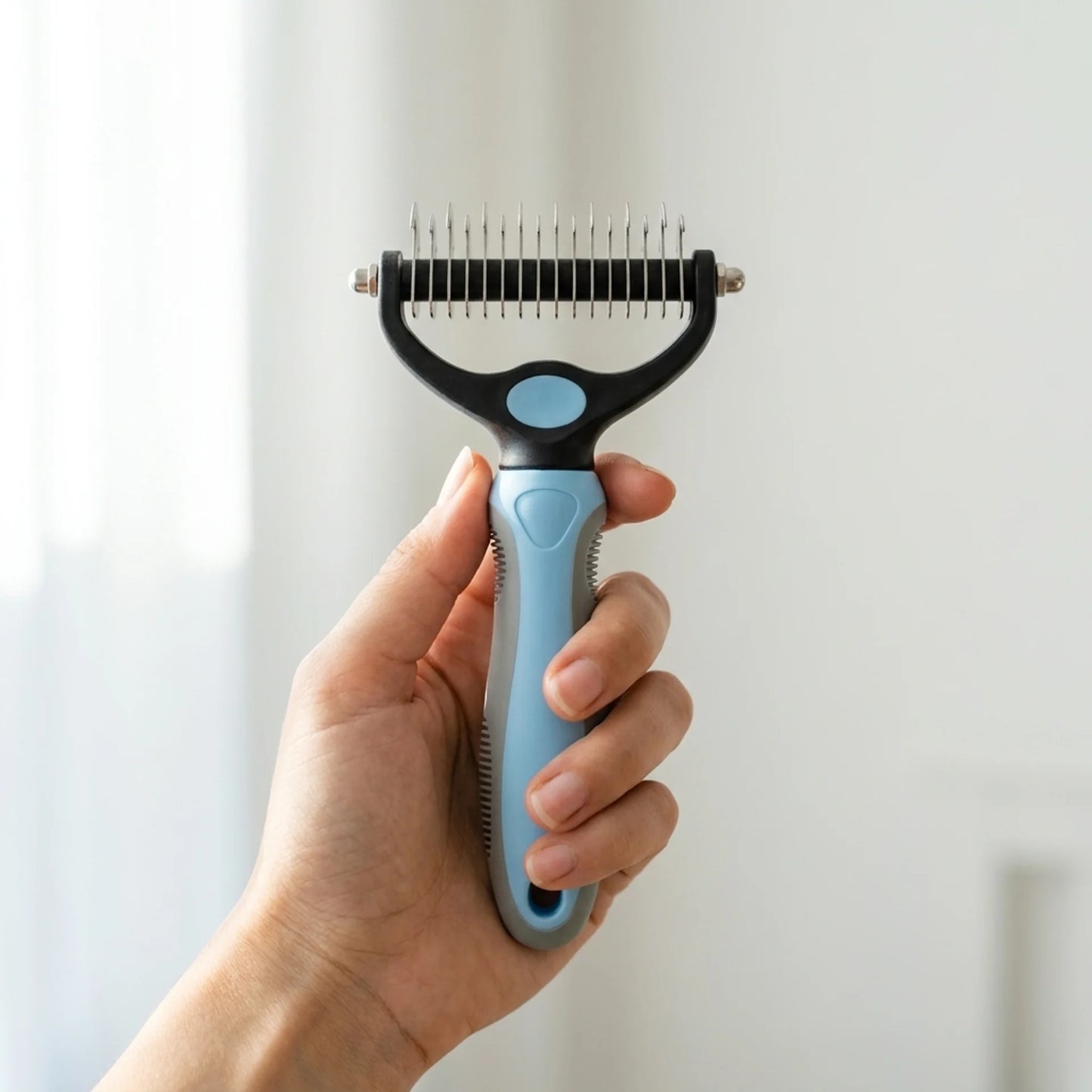 TangleFree™ — Dematting & Deshedding Comb for Dogs & Cats.