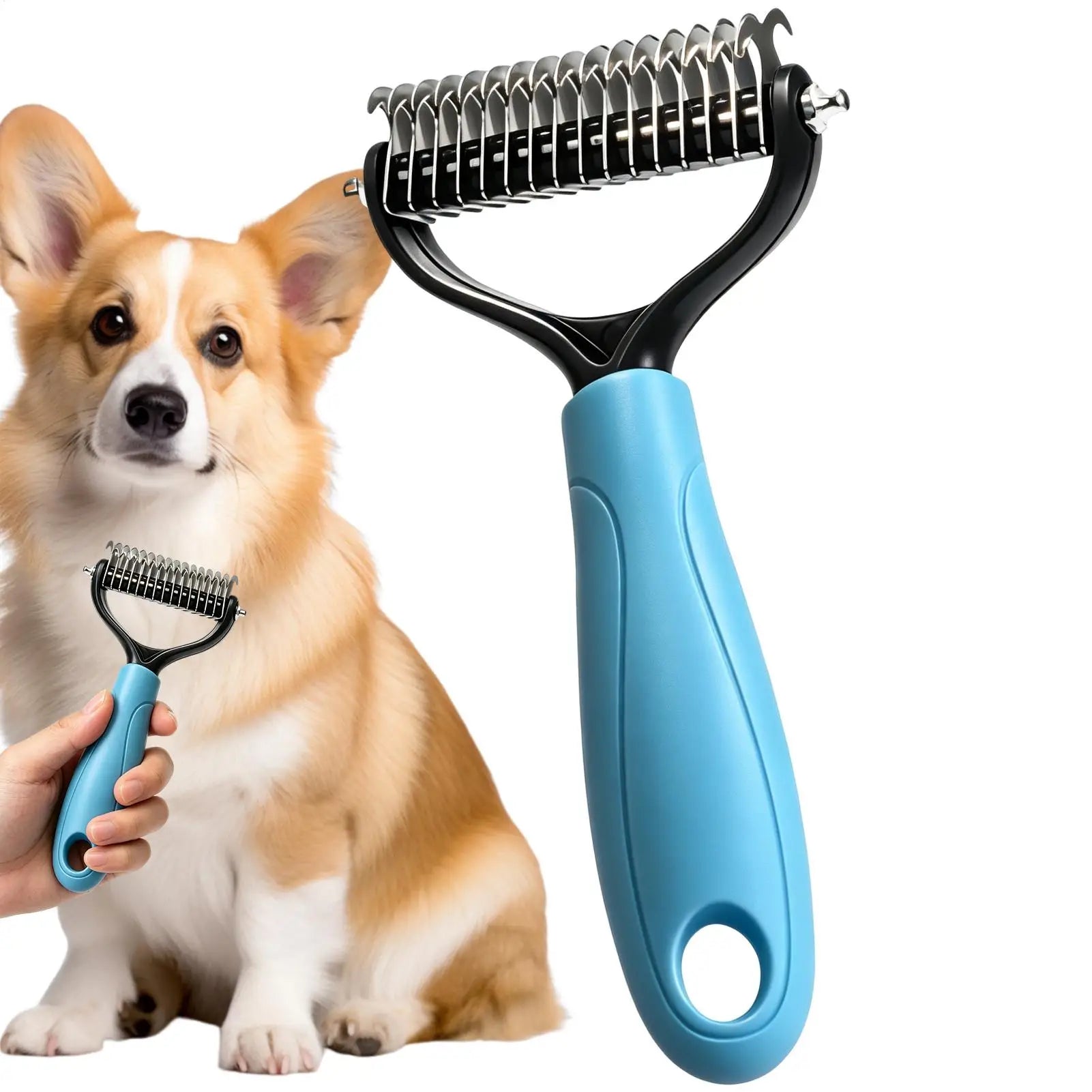 Professional Pet Deshedding Brush Dog Hair Remover Pet Hair Knot Cutter Puppy Cat Comb Brushes Dogs Grooming Shedding Supplies