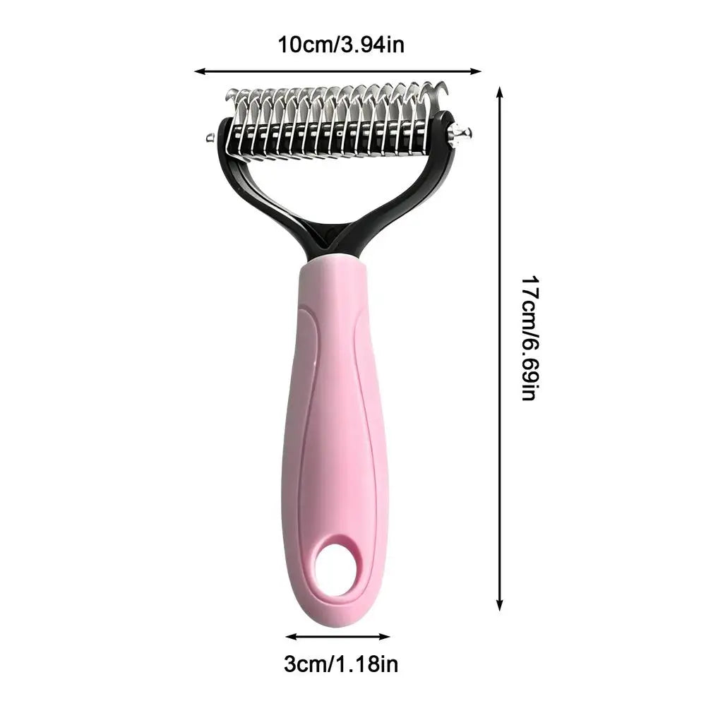 Professional Pet Deshedding Brush Dog Hair Remover Pet Hair Knot Cutter Puppy Cat Comb Brushes Dogs Grooming Shedding Supplies