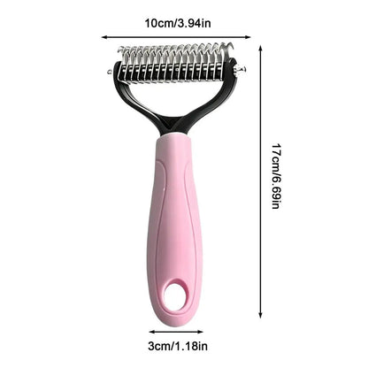 Professional Pet Deshedding Brush Dog Hair Remover Pet Hair Knot Cutter Puppy Cat Comb Brushes Dogs Grooming Shedding Supplies